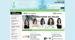 Desktop Screenshot of creationsofcolor.com